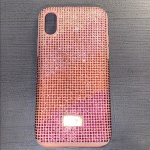 Swarovski Crystal Pink Ombré iPhone X Case